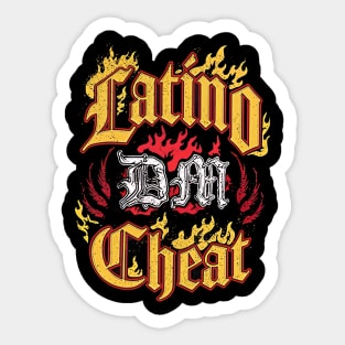 Dominik Mysterio Latino Cheat Text Sticker